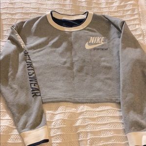 Cropped Reversible Nike Sweater